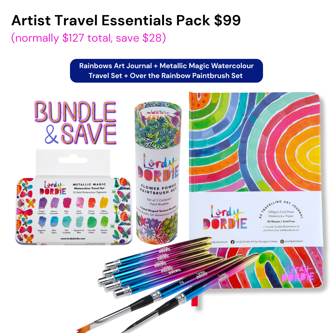 Artist Travel Essentials Pack BUNDLE $99 ($127 Value)