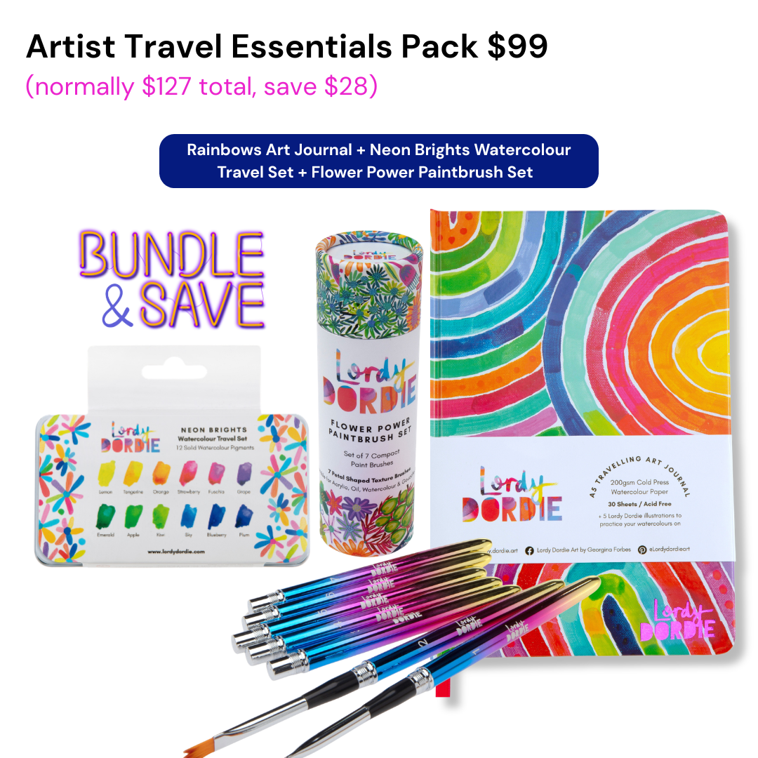 Artist Travel Essentials Pack BUNDLE $99 ($127 Value)