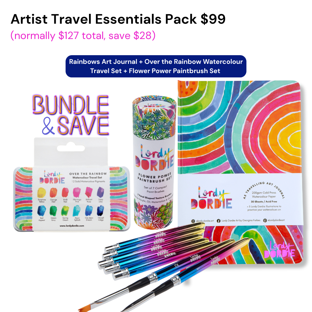 Artist Travel Essentials Pack BUNDLE $99 ($127 Value)