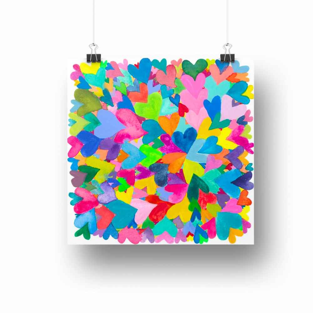 "Love Bomb" Original Watercolour Artwork on Paper  | Australian Art Sale Online
