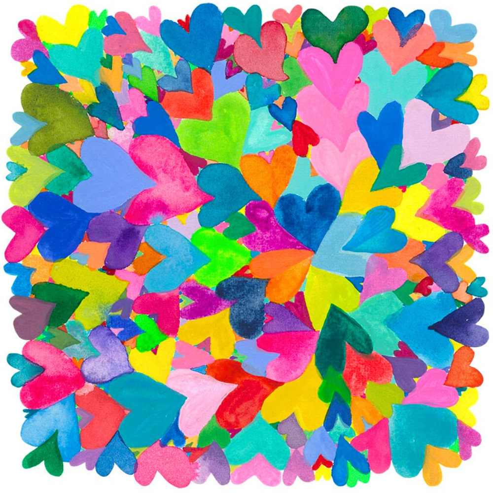 "Love Bomb" Original Watercolour Artwork on Paper | Original Australian Art for Sale