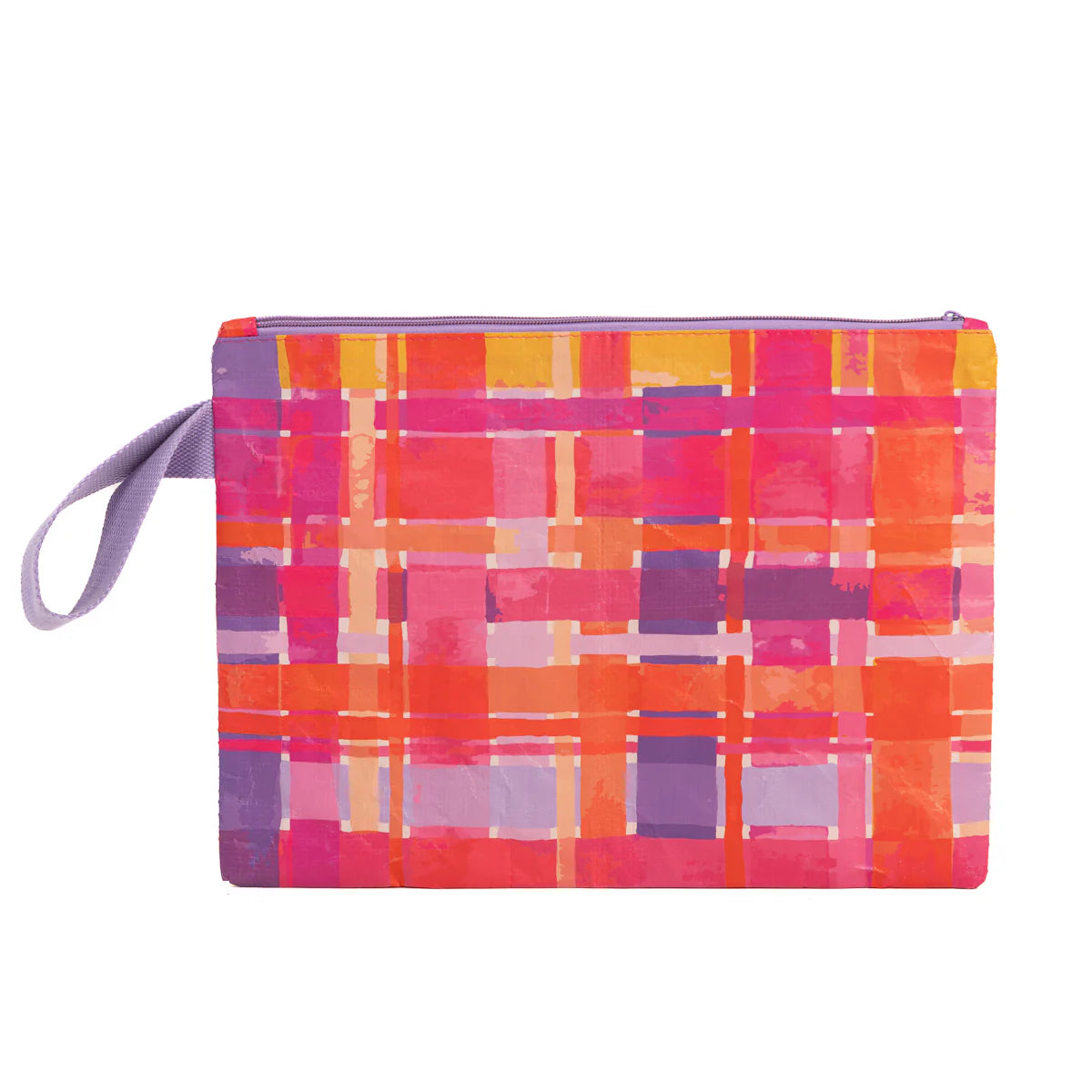 Printed Pouch - Rose Gingham