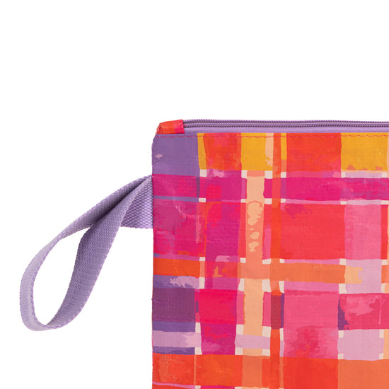 Rose Gingham Printed Pouch Lordy Dordie