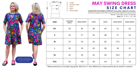 Midnight Garden - May Swing Dress