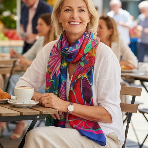 Ruby Olive x Lordy Dordie Blooming Hour Modal Long Scarf