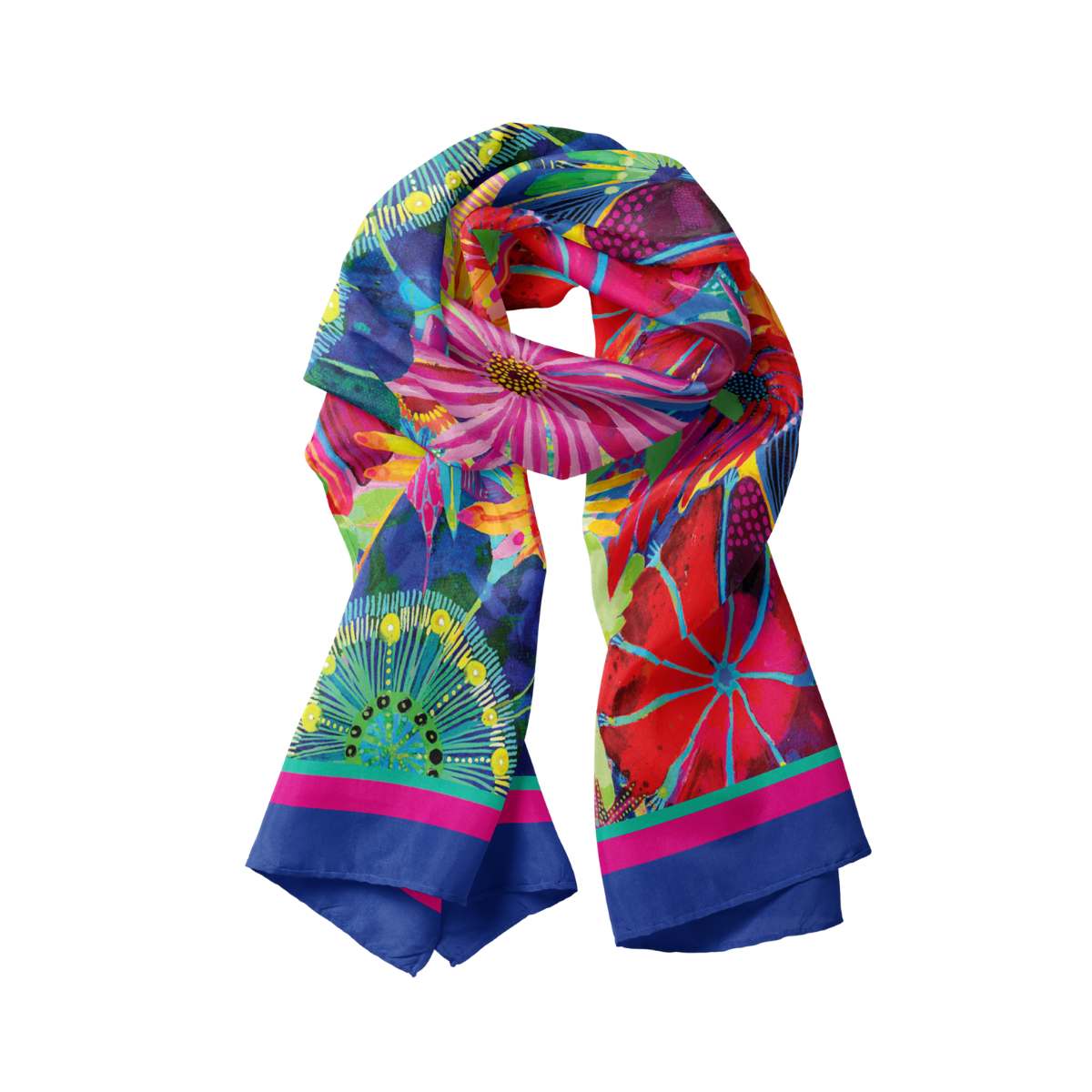 Ruby Olive x Lordy Dordie Blooming Hour Modal Long Scarf