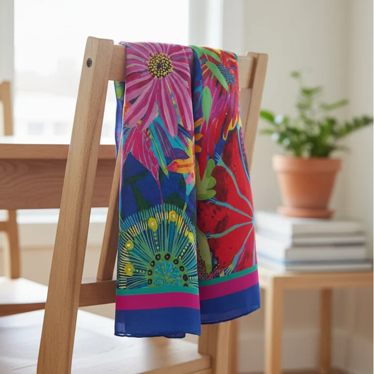 Ruby Olive x Lordy Dordie Blooming Hour Modal Long Scarf