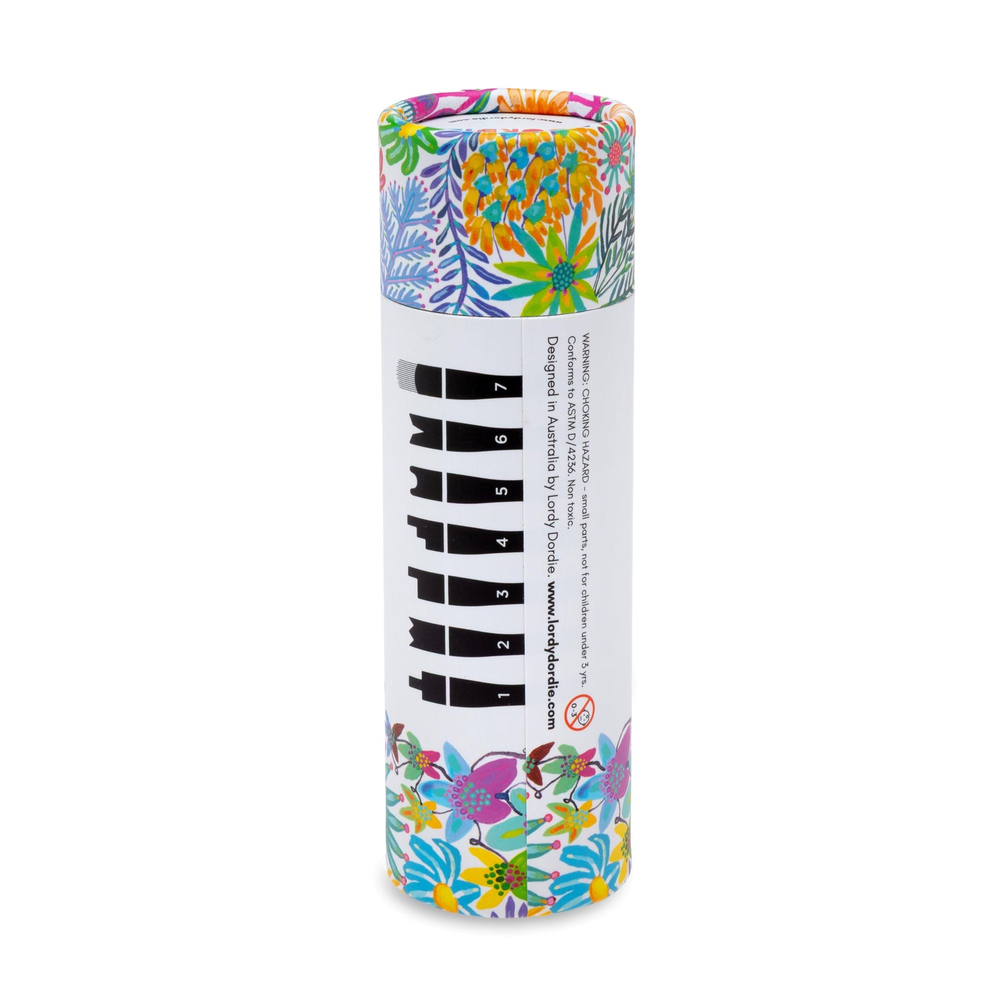 Flower Power paint brush set by Australian artist Georgie Forbes. 7 flower-inspired brush tips designed to paint petals, leaves and florals for watercolour, journalling and crafts.