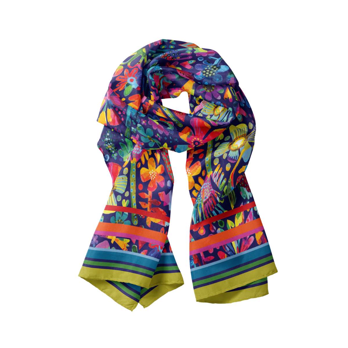 Ruby Olive x Lordy Dordie Garden Of Oz Modal Long Scarf