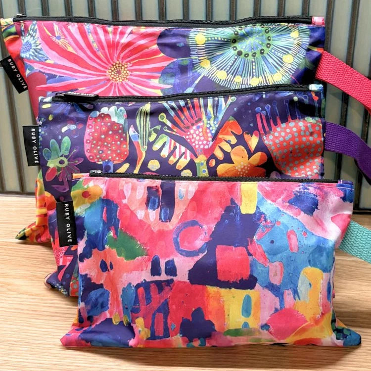 Ruby Olive x Lordy Dordie Garden Wonderland Pouch Trio