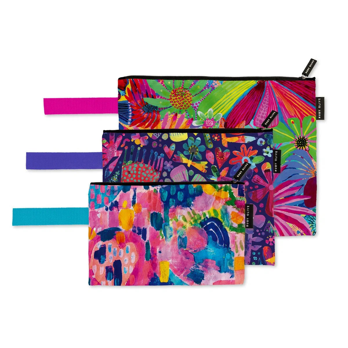 Ruby Olive x Lordy Dordie Garden Wonderland Pouch Trio