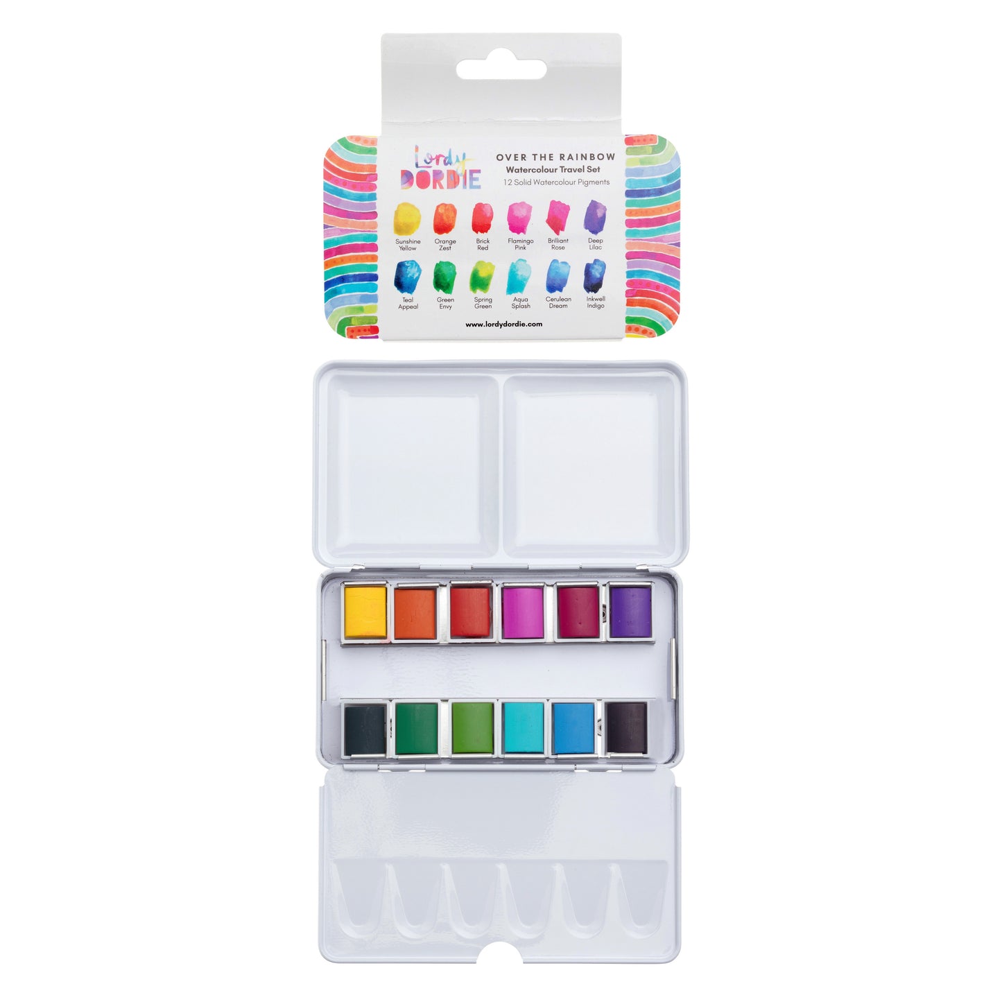 "Over the Rainbow" Watercolour Travel Paint Set