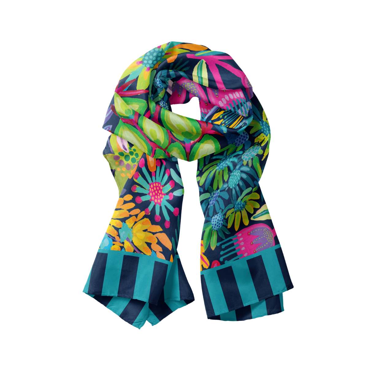 Ruby Olive x Lordy Dordie Mellow Meadow Modal Long Scarf