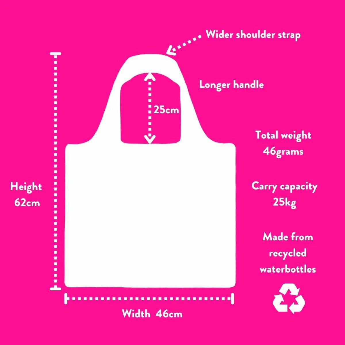 RO x Lordy Dordie Be Bold Reusable Shopping Bag