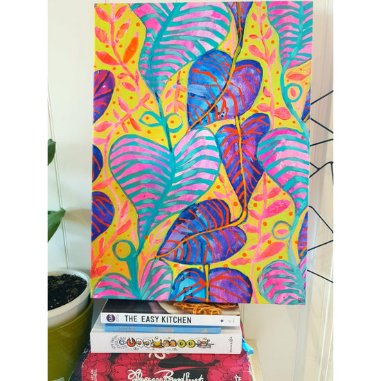 "Tropical Daydream" Wall Art - Original Acrylic Canvas Painting | Australian Art Online