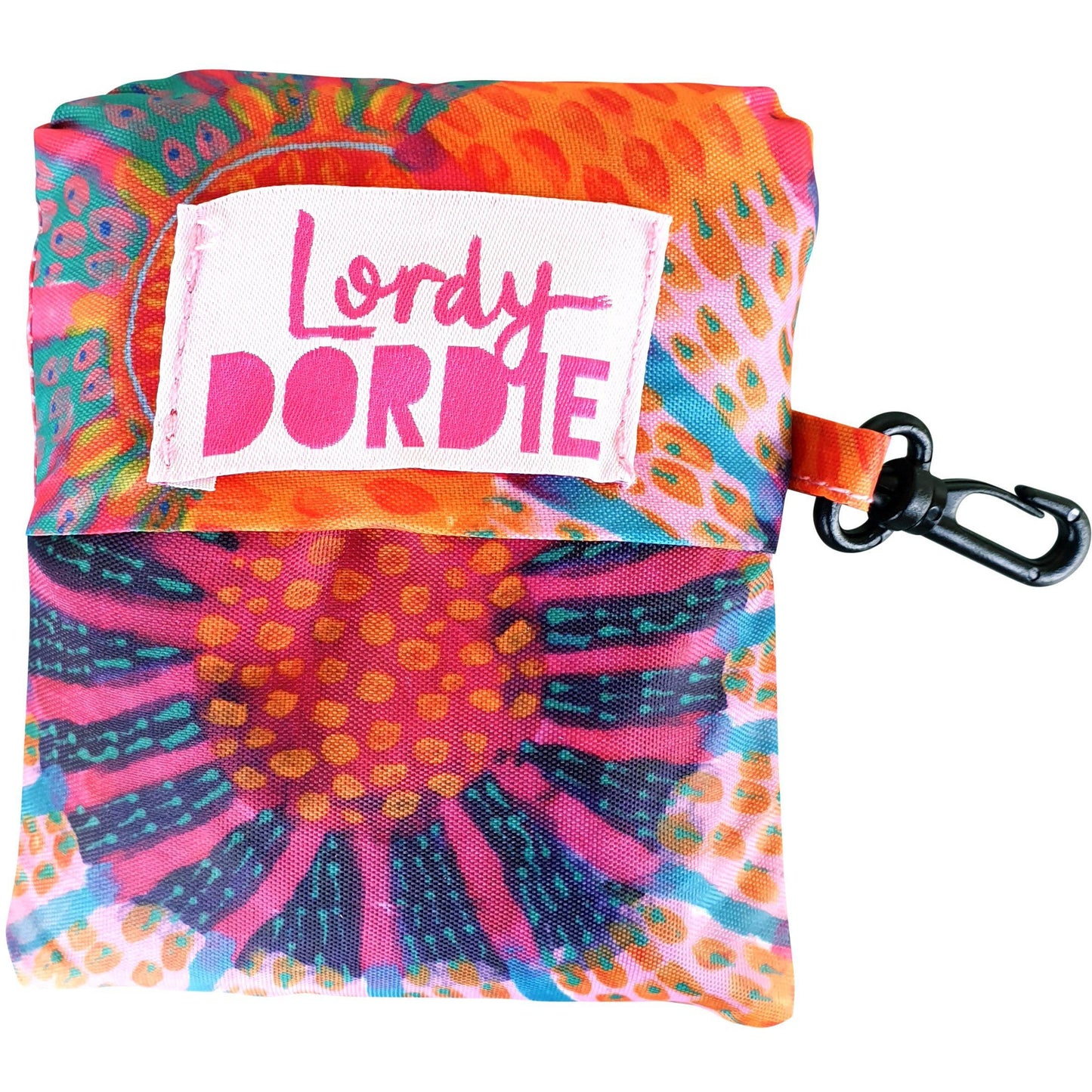 XLarge Foldaway Shopper Tote - Lordy Dordie Art