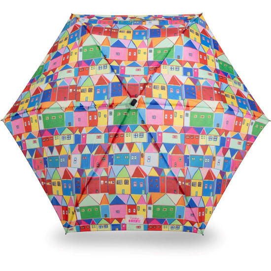 Little Village - Compact Art Umbrella - Lordy Dordie Art