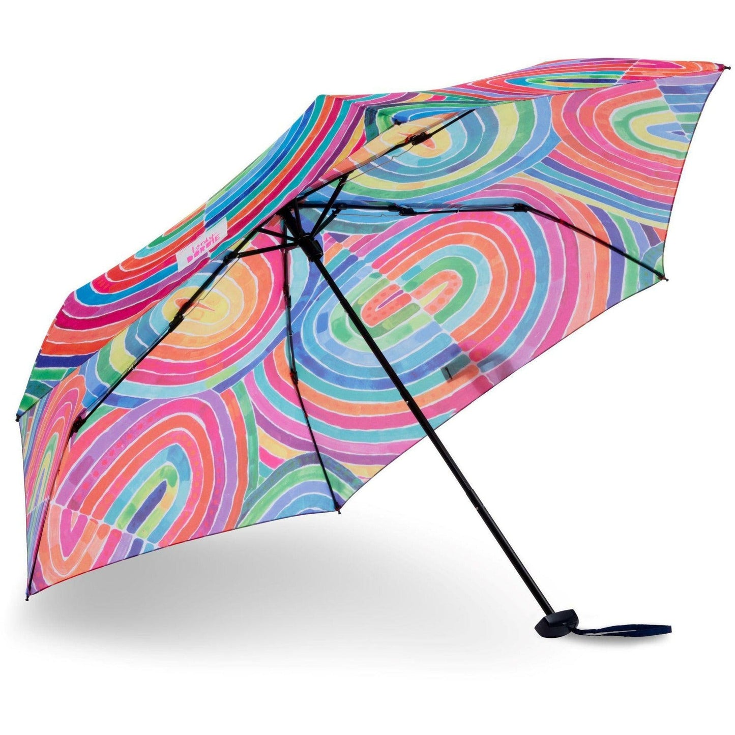 RAINBOWS - Compact Art Umbrella - Lordy Dordie Art
